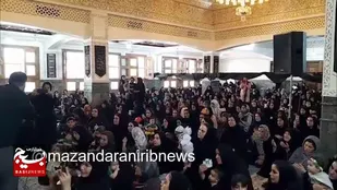 فیلم/ مراسم شیرخوارگان حسینی در مصلی بندپی شرقی بابل