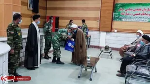 مراسم تجلیل از بازنشستگان عقیدتی سیاسی لشکر ۵۸ ذوالفقار و تیپ ۱۵۸ شهید کشاورزیان شاهرود