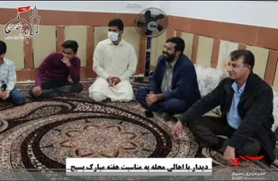 دیداربااهالی محله ابوذرغفاری به مناسبت هفته بسیج۲۰۰نفر
