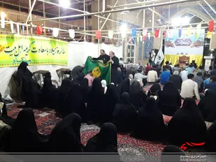 جشن دهه کرامت با حضور خدام رضوی در شهرکرد