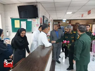 برگزاری آیین تجلیل از پرستاران بیمارستان امام جعفر صادق (ع) و تامین اجتماعی شهر هشتگرد
