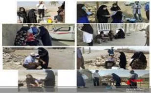 واکسیناسیون عشایر در حوزه شهدای هلیلان ایلام