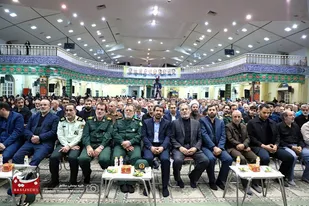 مراسم بزرگداشت اربعین شهدای اقتدار استان همدان
