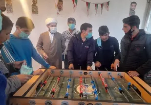برگزاری مسابقات فوتبال دستی در پایگاه بسیج علی ابن ابیطالب(ع)