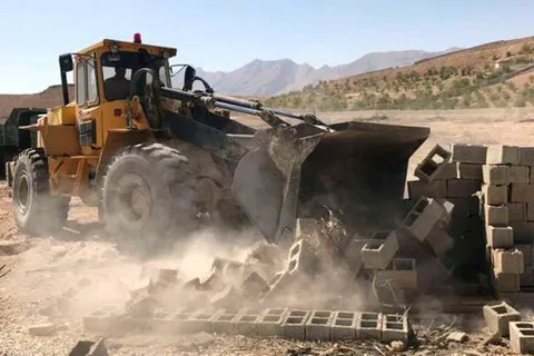 بازپس‌گیری ۵۵ هکتار از اراضی ملی استان مرکزی/تشکیل ۱۲۲ پرونده تخریب و تصرف
