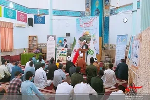 حضورپرشور پایوران و بسیجیان ناحیه مقاومت بسیج سپاه نیکشهر درنمازجمعه روزقدس