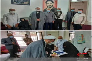 امام جمعه سرخه با خانواده شهید جمال دیدار کرد