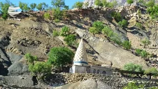 مرمت اضطراری بنای تاریخی امام&zwnj;زاده عبدالله در اندیکا