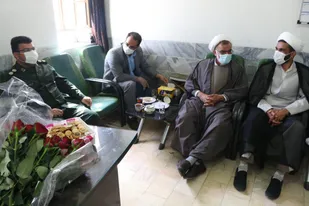 حضور مسئولان محترم شهرستان در ناحیه مقاومت بسیج تفت