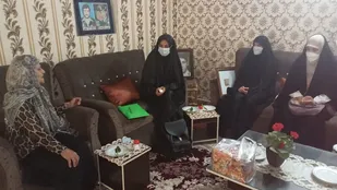 دیدار جهادگران بسیجی شهریار با خانواده  شهید علی اکبر اسماعیلی