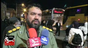 ۲۲۰ نفر از دانش&zwnj; آموزان زرندیه راهی مناطق عملیاتی جنوب کشور شدند
