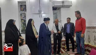 از خانواده جانباز وآزاده دفاع مقدس دیدار شد