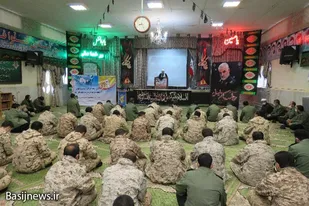 بزرگداشت سالروز حماسه نهم&nbsp;دی در تیپ انصارالحسین(ع) همدان