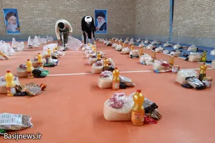 توزیع بسته&zwnj;های کمک معیشتی به نیت شهدای دشت کربلا در روستای موسی آباد