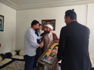 دیدار با خانواده معظم شهیدان فتح&zwnj;الله و امان&zwnj;الله بامیری  در لردگان