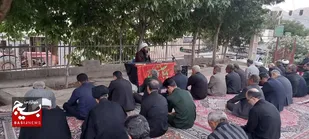 عزاداری شهادت سرور و سالار شهیدان و امام شهید در امام زاده روستای میلان