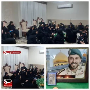 مراسم چهلمین روز شهدای اقتدار در منزل شهید حسونی&zwnj;زاده برگزار شد