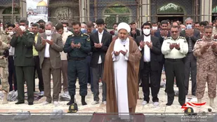 اقامه نماز باشکوه عید سعید فطر در تربت جام&zwnj;