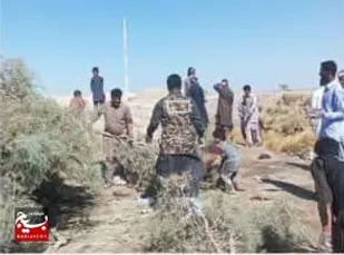 پاکسازی آبگرم بزمان به مناسبت هفته بسیج&nbsp;