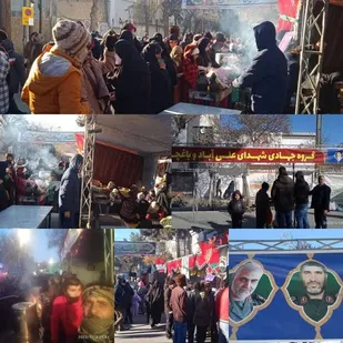 برپایی موکب حوزه مقاومت بسیج شهید کاظمی در جشن بزرگ ولادت حضرت زهرا(س) در بجنورد