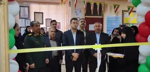 رنگین&zwnj;کمان خلاقیت دختران هندیجانی؛ افتتاح نمایشگاه هنرهای دستی در هنرستان حجاب