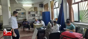 ارائه خدمات رایگان درمانی به مردم در مصلای آمل + تصاویر