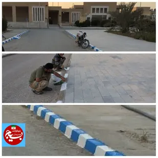 رنگ آمیز معابر جهادی بیمارستان شهدای هندیجان