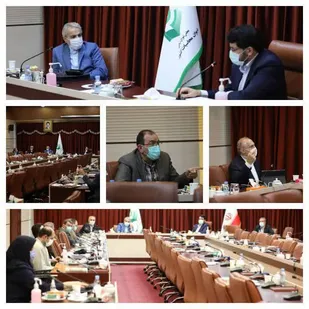 جلسه مشترک رئیس دیوان محاسبات و  محمد باقر نوبخت