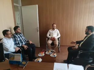 نشست مشترک ناحیه بسیج دانشجویی و معاونت اجتماعی سپاه استان سمنان+ عکس