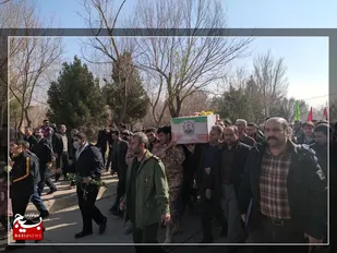 تشیع پیکر شهید گودرزی در دانشگاه آزاد شهرکرد(1)