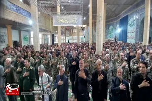 مراسم بزرگداشت شهید جمهور و هیئت همراه در مسجد جامع ملایر برگزار شد
