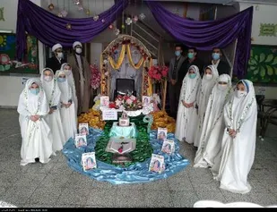 جشن باشکوه تکلیف دختران کلاس سوم مدرسه شهید شوندی