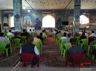 فراخوان و آموزش بسیجیان گردان 112 امام حسین(علیه السلام)