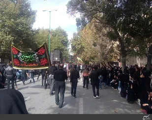 مراسم روز سوم شهادت امام حسین(ع) در همدان+تصاویر