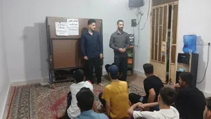 برپایی موکب علمی در آغاجاری