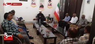 دیدارجمعی ازفرماندهان وپیشکسوتان دفاع مقدس واعضای شورای کانون وابستگان وبسیج پیشکسوتان و یگان شهیدسلیمانی با امام جمعه شهرستان رودان&nbsp;