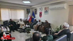 دیدار مردم و مسئولین شهرستان ساوجبلاغ، با فرمانده سپاه ناحیه این شهرستان+تصاویر