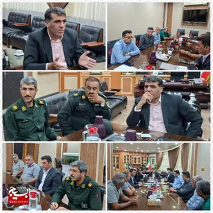 نشست صمیمی با کامیون داران شهرستان هندیجان