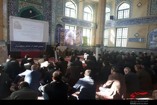 دیدار نخبگان بسیجی با امام جمعه رزن