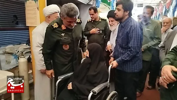 حضور دختر امام خمینی(ره) در گیلان