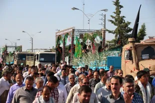 میزبانی مردم اهل تسنن گمیشان از شهدای غواص