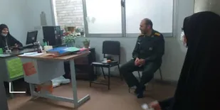 سرکشی و بازدید فرمانده ناحیه بسیج خوانسار از حوزه بسیج خواهران