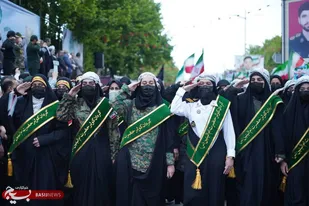درخشش دختران و زنان شجاع و درخشش طلایه&zwnj;داران غیرت لرستان؛ زنان جان&zwnj;فدای ایران امام&zwnj;رضایی در اوج اقتدار ملی+عکس
