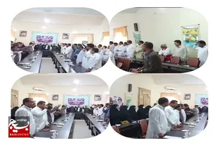 نشست روشنگری جهاد تبیین در سالن اجلاس فرمانداری شهرستان نیکشهر برگزار شد