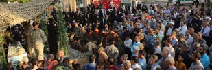 مراسم استقبال و وداع شهید امینیان در شاهرود و رویان