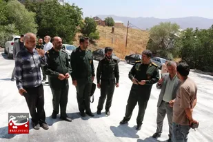بازدید میدانی از روند اجرای پروژه محرومیت&zwnj;زدایی در روستای بزج شهرستان طالقان