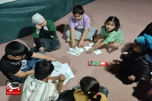 ایستگاه نقاشی نونهالان با شوق و نشاط برگزار شد
