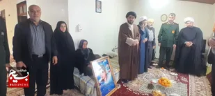 دیدار با خانواده شهید روحانی خشایار امیرتوبی در تنکابن