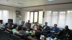 تقدیراز عوامل حفاظت سپاه و نیروی انتظامی مستقر در فرودگاه گرگان