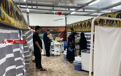 آغاز نخستین سال خدمت‌رسانی درمانگاه مدافع حرم هرمزگان در کربلا